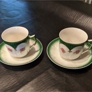Vintage Bavaria tea cups and saucers